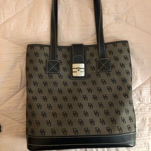 Vintage Black Dooney and Bourke Tote